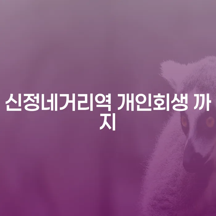 신정네거리역 개인회생 까지